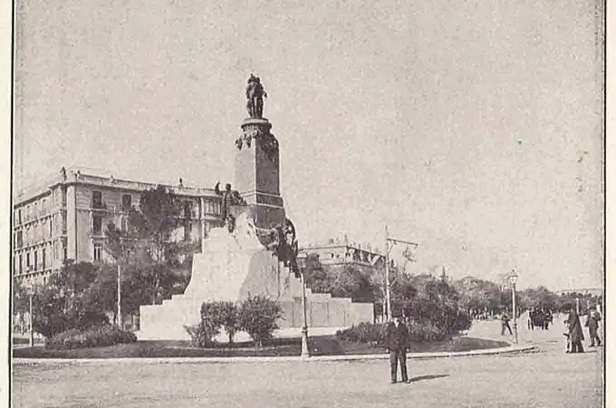 El monumento a Castelar, un “gol” masón que preside el Paseo de la Castellana