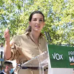 La candidata a la presidencia de la Comunidad de Madrid, Rocío Monasterio