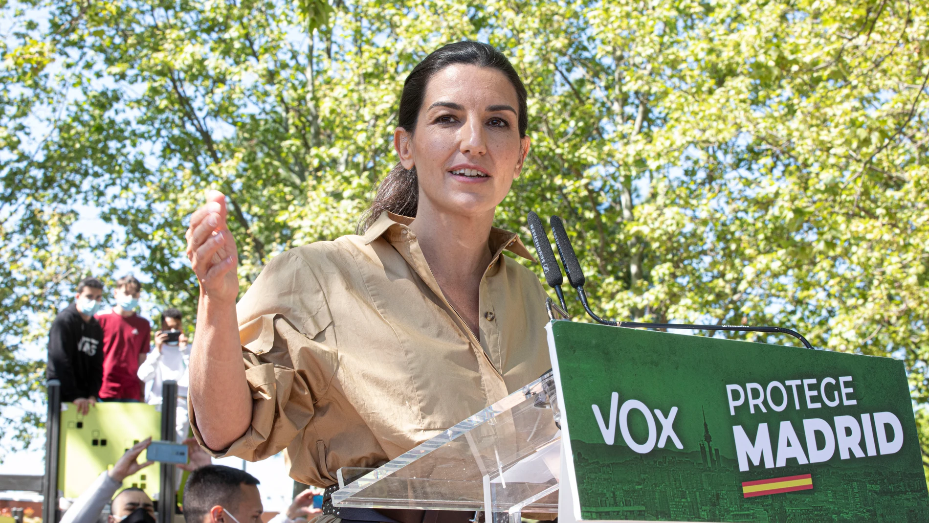 La candidata a la presidencia de la Comunidad de Madrid, Rocío Monasterio