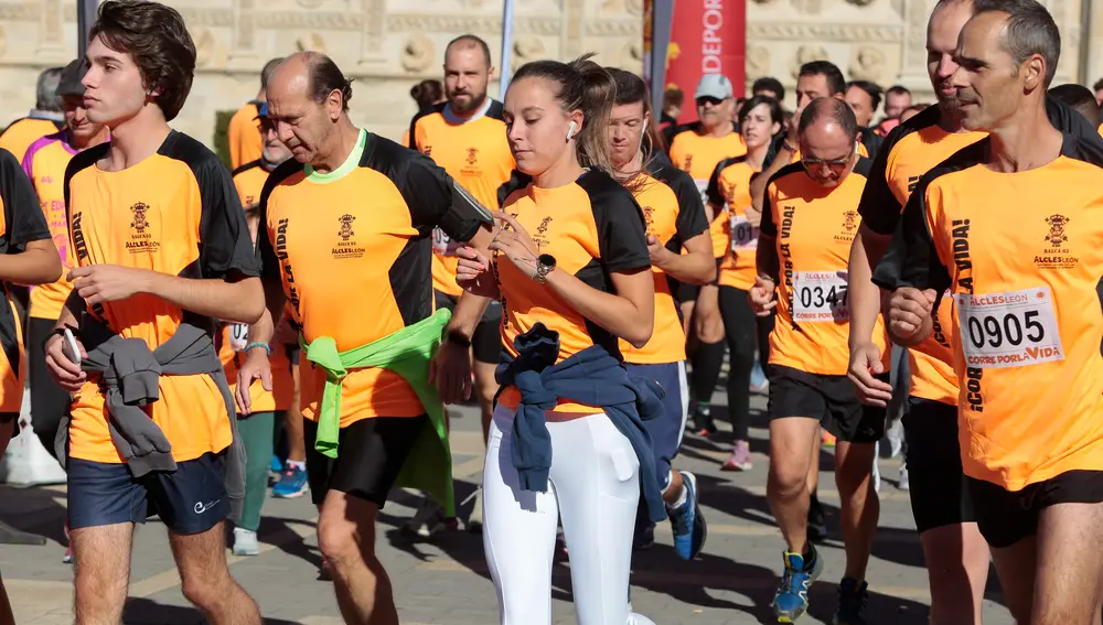 La Asociación Leonesa con las Enfermedades de la Sangre (Alcles) celebra novena edición de la carrera solidaria ‘Corre por la Vida’