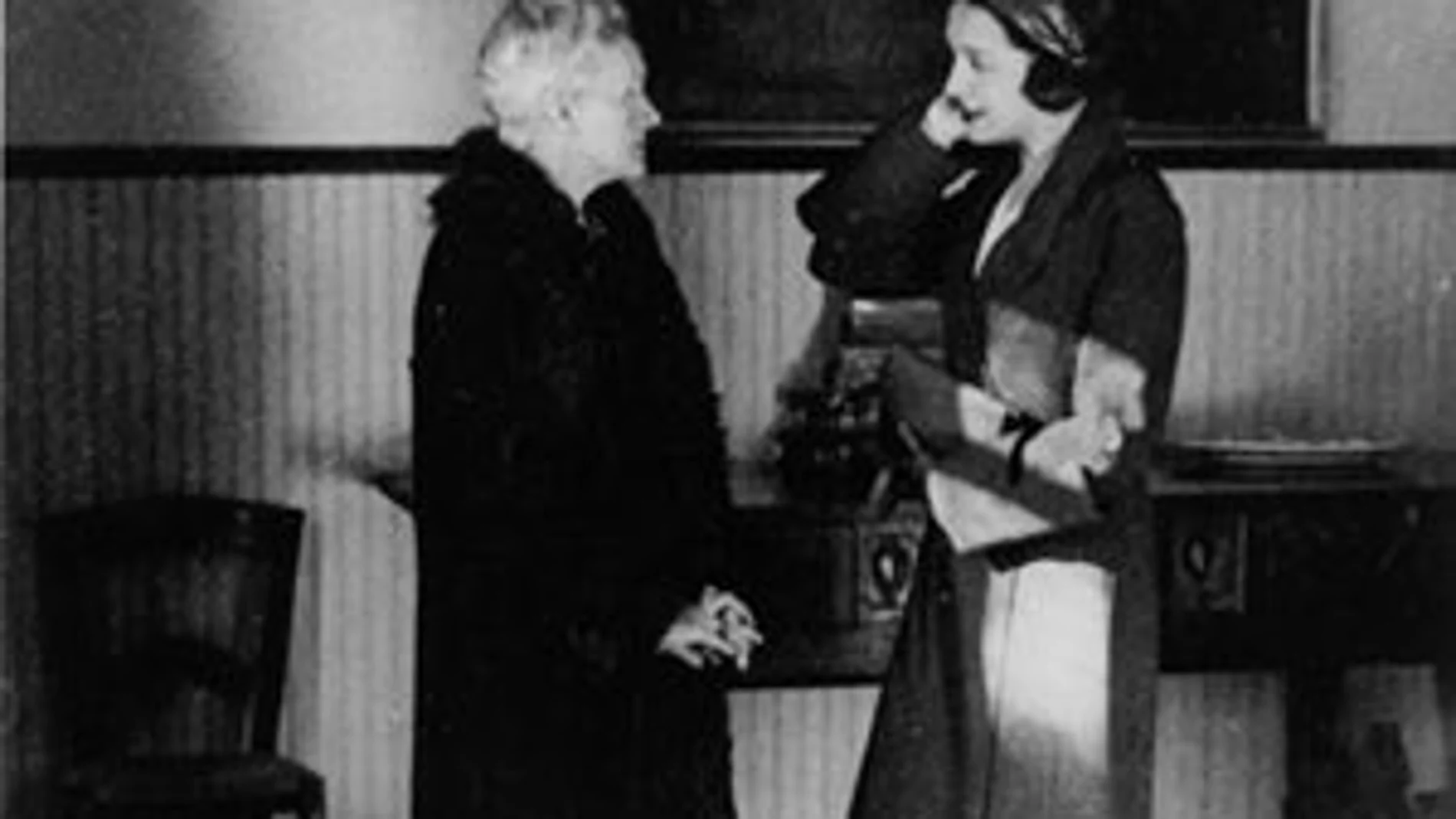 Marie Curie en la Residencia de Señoritas, en Madrid