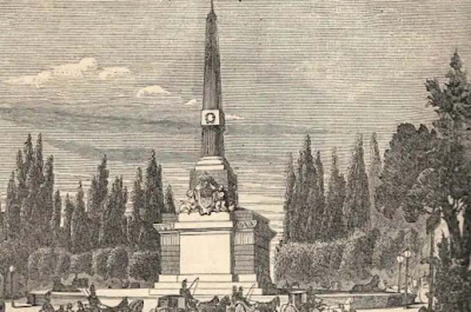 El Obelisco de la Fuente de la Castellana... que decora Madrid Río