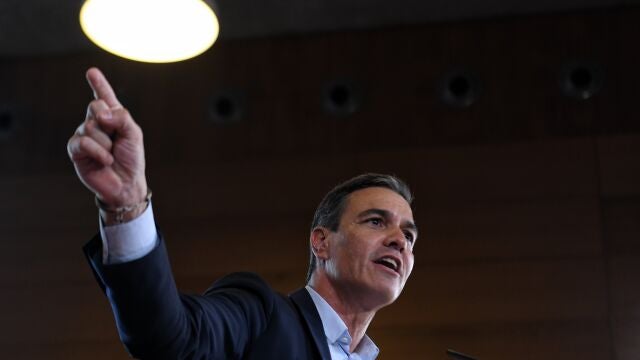 El secretario general del PSOE y presidente del Gobierno, Pedro Sánchez.