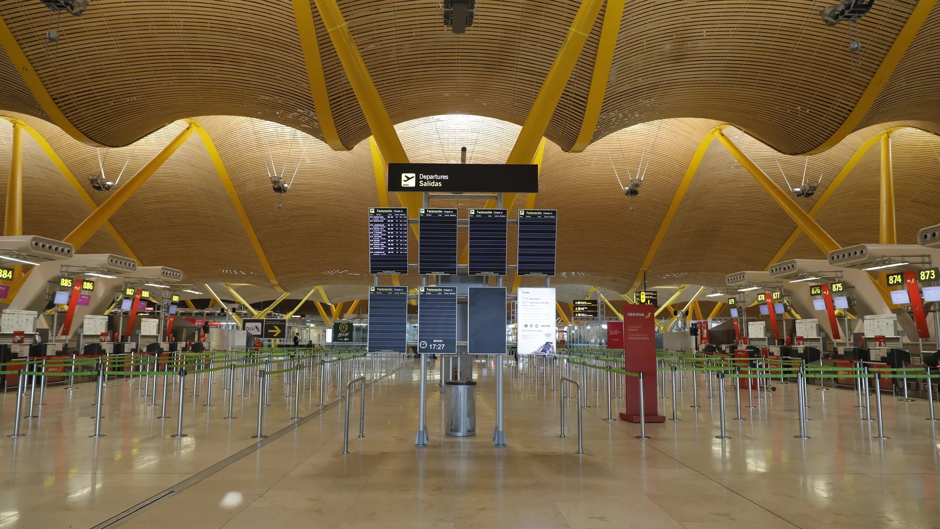 Imagen del Aeropuerto Adolfo Suarez Madrid Barajas