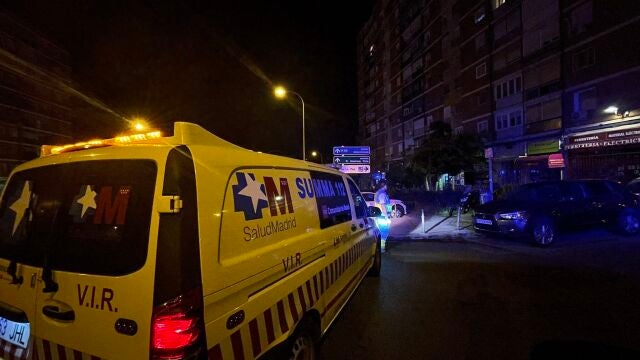 Efectivos del Summa 112 atienden un suceso en Madrid