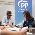 Foto Mazón y Catalá preparando debate de política general