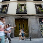 La casa en la que vivió Bolívar con sus tíos en Madrid, en la calle Jardines, 13