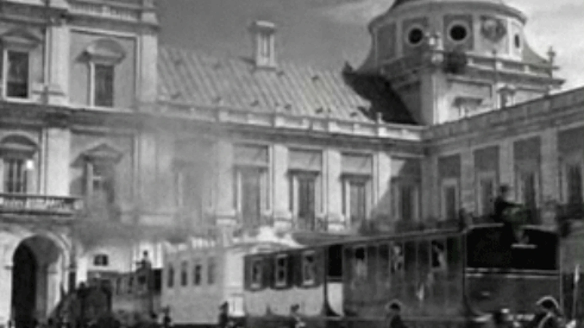 Llegada del tren a Aranjuez