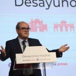 El candidato del PSOE a la Presidencia de la Comunidad de Madrid, Ángel Gabilondo