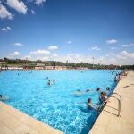 Vista general de la piscina del Parque Deportivo de Puerta de Hierro