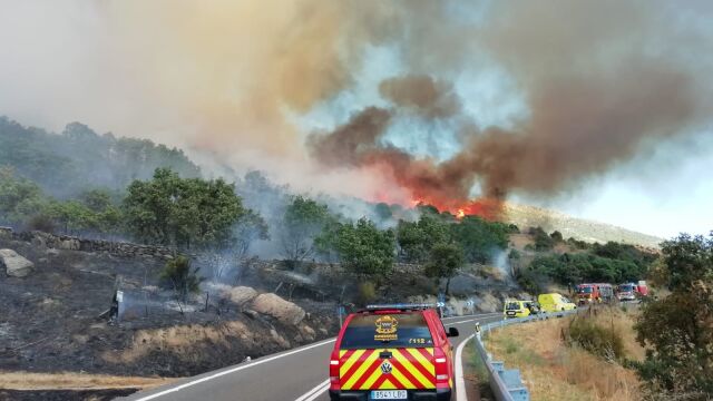 Incendio en Robledo de Chavela
