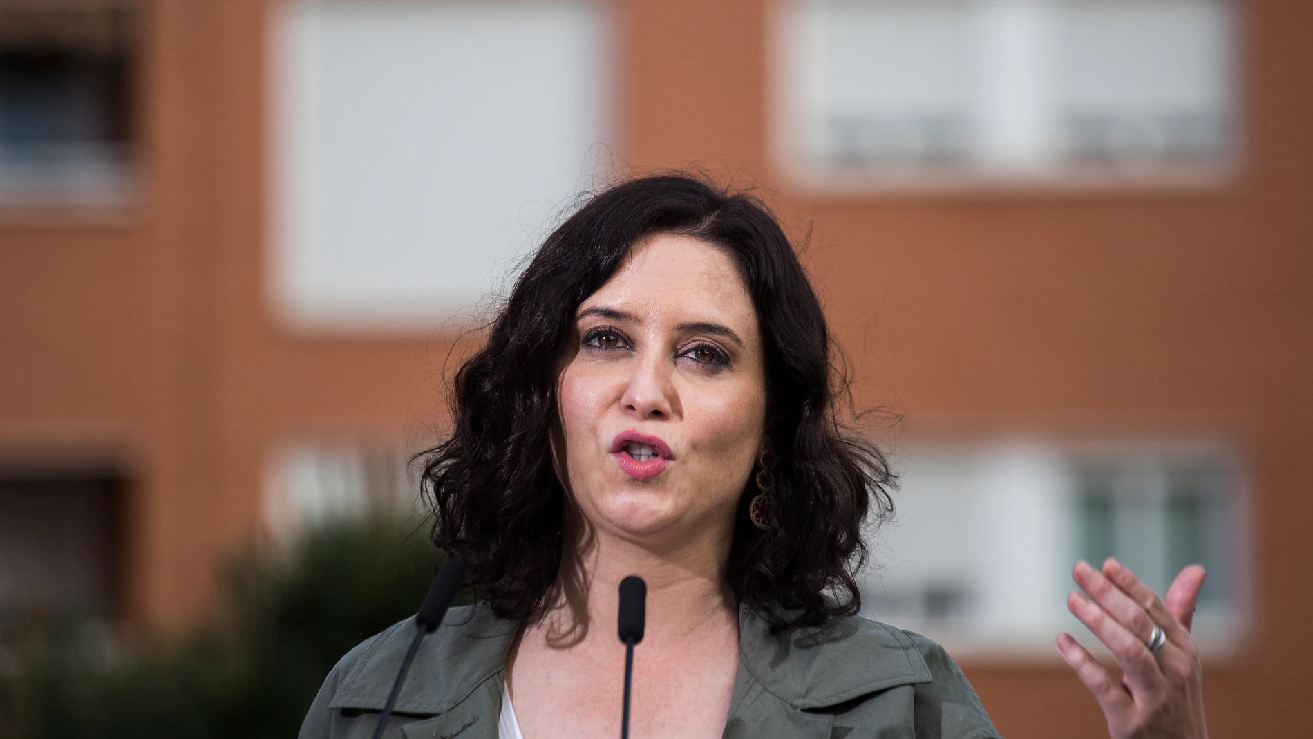 La presidenta de la Comunidad de Madrid y candidata a la reelección, Isabel Díaz Ayuso