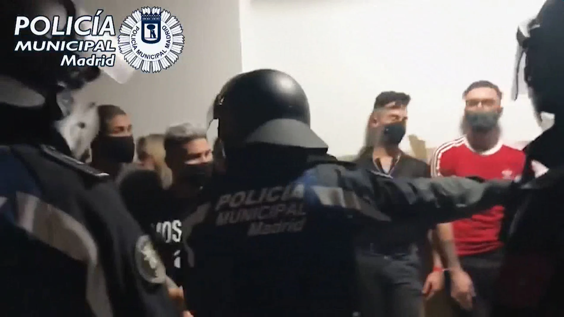 Fiestas ilegales en Madrid que la Policia Municipal ha desarticulado este fin de semana