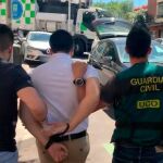 Imagen de la detención del ciberestafador en 2019