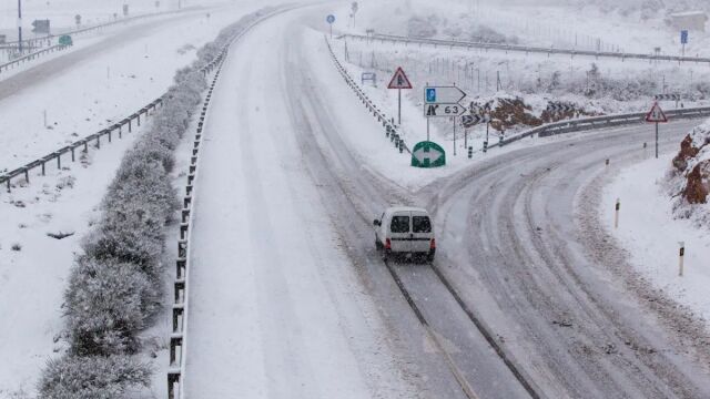 Nieve en la Sierra de Madrid