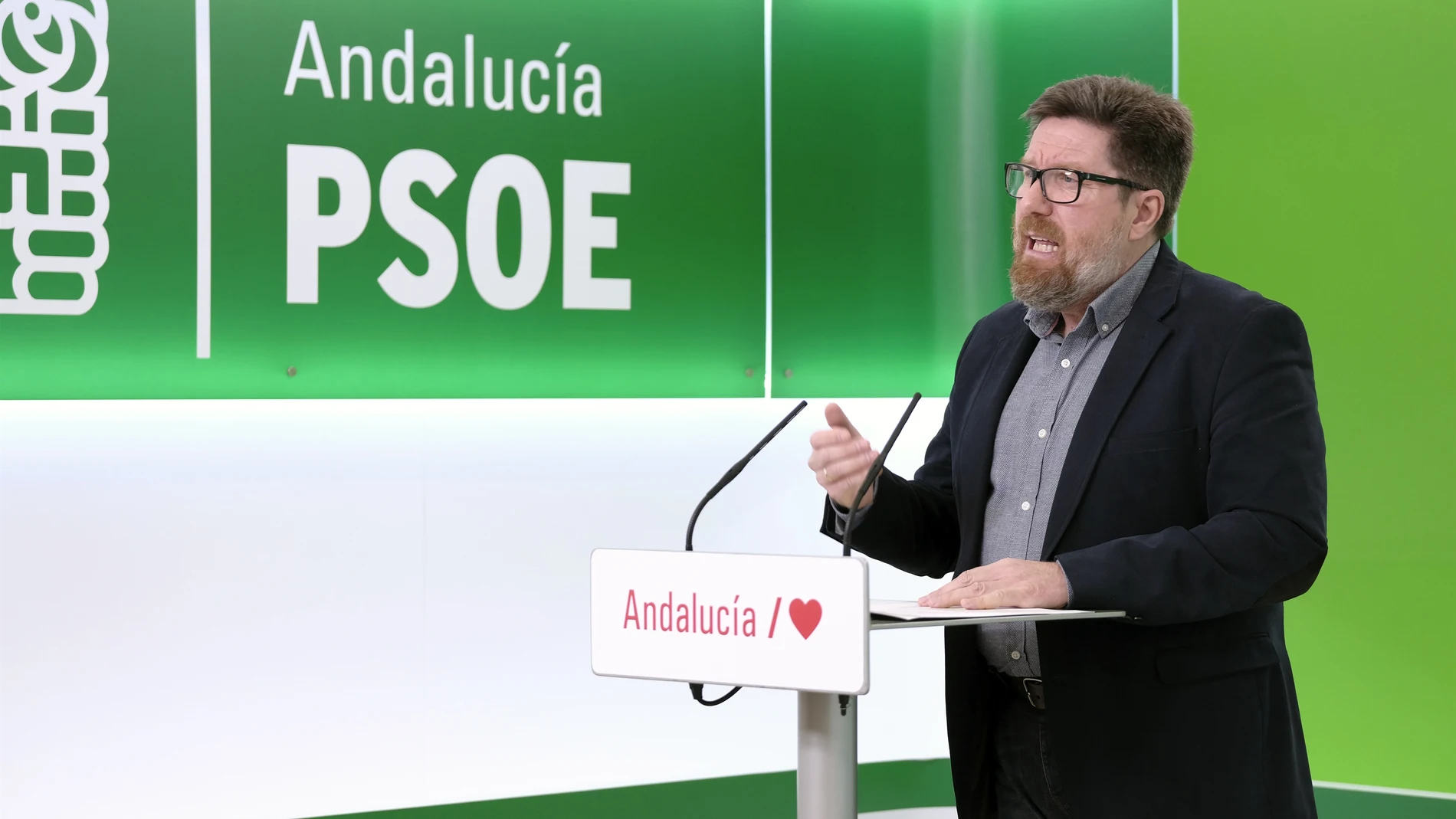 El portavoz adjunto del Grupo Socialista en el Parlamento andaluz, Rodrigo Sánchez Haro