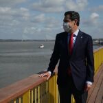 El presidente andaluz, Juanma Moreno, ha visitado hoy Ayamonte, en Huelva