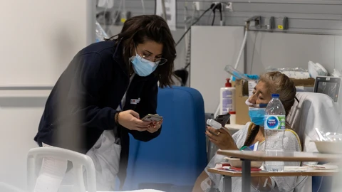 Imagen de una escena en el hospital Zendal