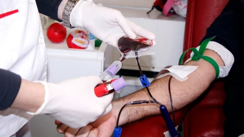 Proceso de donación de sangre