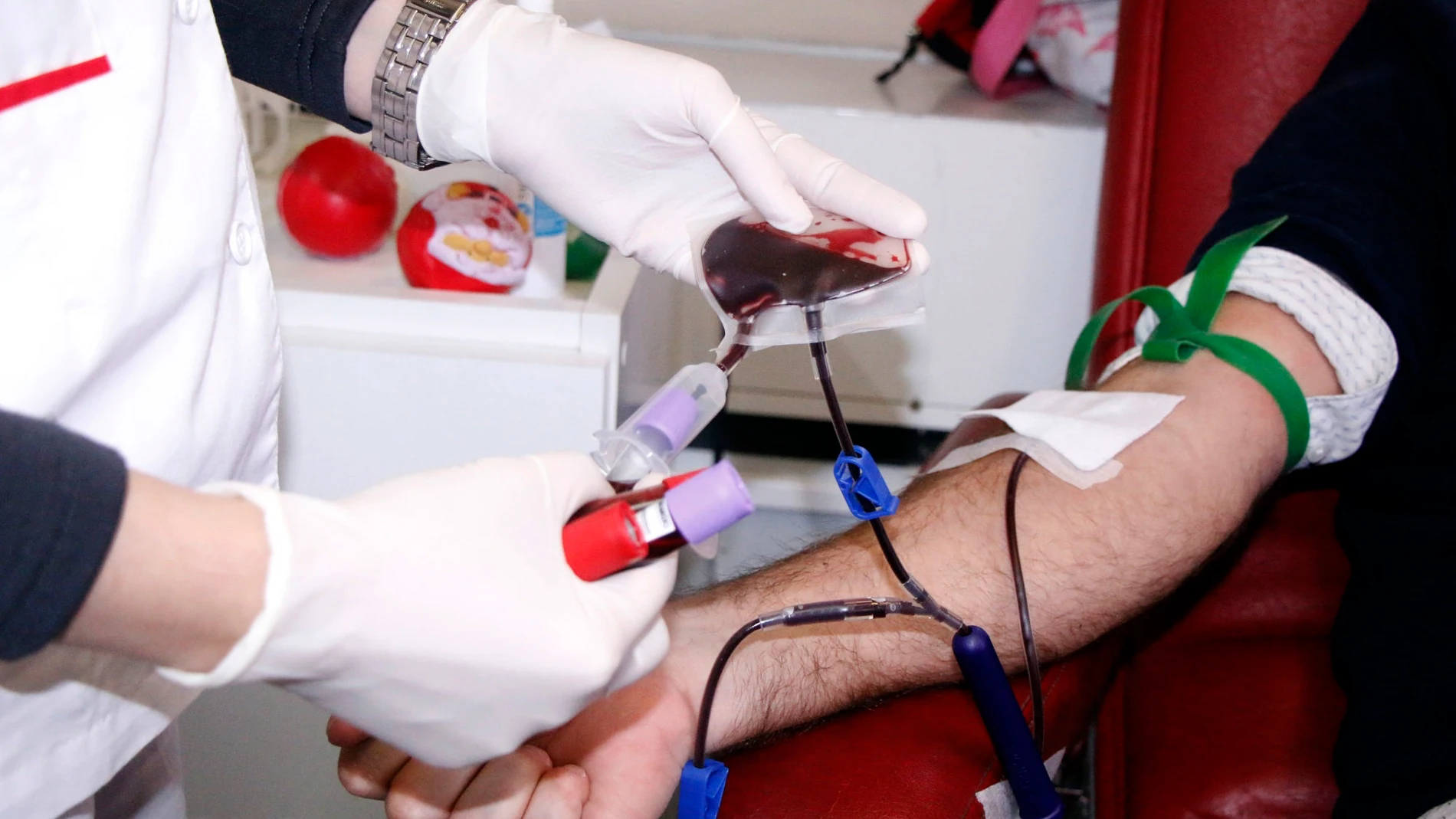 Proceso de donación de sangre