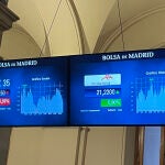 La Bolsa española registró este lunes un nuevo mínimo anual de cierre en 7.508 puntos