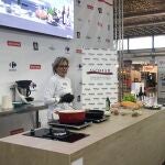 Nuria Leal, del restaurante Las Baronas, durante su ponencia en Alicante Gastronómica