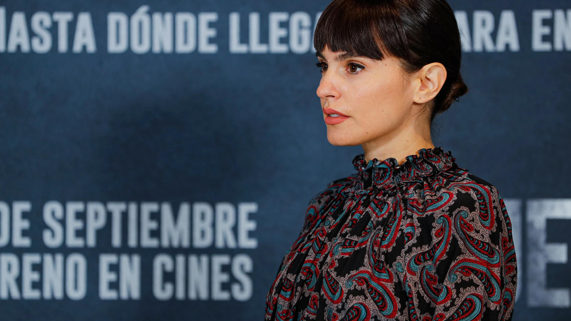 La actriz Verónica Echegui posa durante la presentación de la película “Objetos”, dirigida por Jorge Dorado