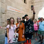 Varios turistas en el centro de Málaga