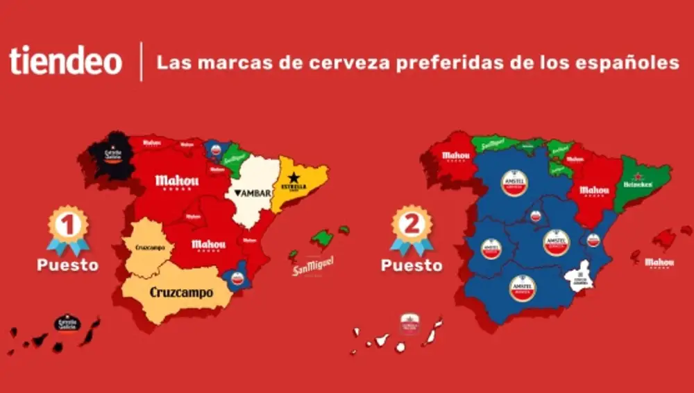 Top marcas de cerveza en España