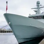Barco militar danés desplazado a la zona de las explosiones