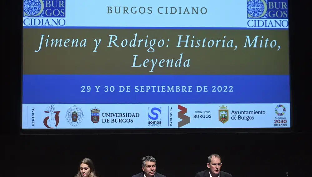 Inauguración del Congreso &quot;Jimena y Rodrigo: historia, mito y leyenda'''' que se enmarca dentro del Festival Burgos Cidiano, que se desarrolla en Burgos del 29 de septiembre al 2 de octubre