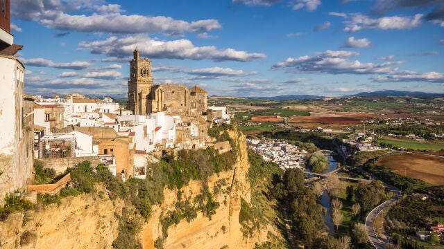 Vista de Arcos de la Frontera, en la provincia de Cádiz