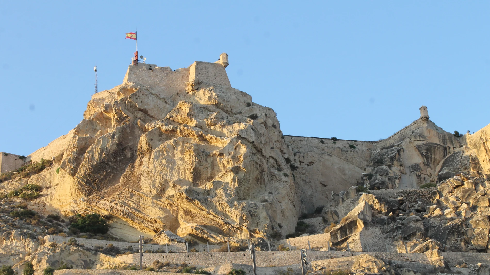 Castillo de Santa Bárbara, en Alicante