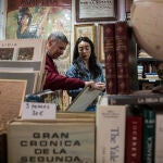Imagen de archivo de una feria de libros antiguos