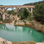 Imagen de una de las piscinas naturales de Fuente Caputa (Mula)