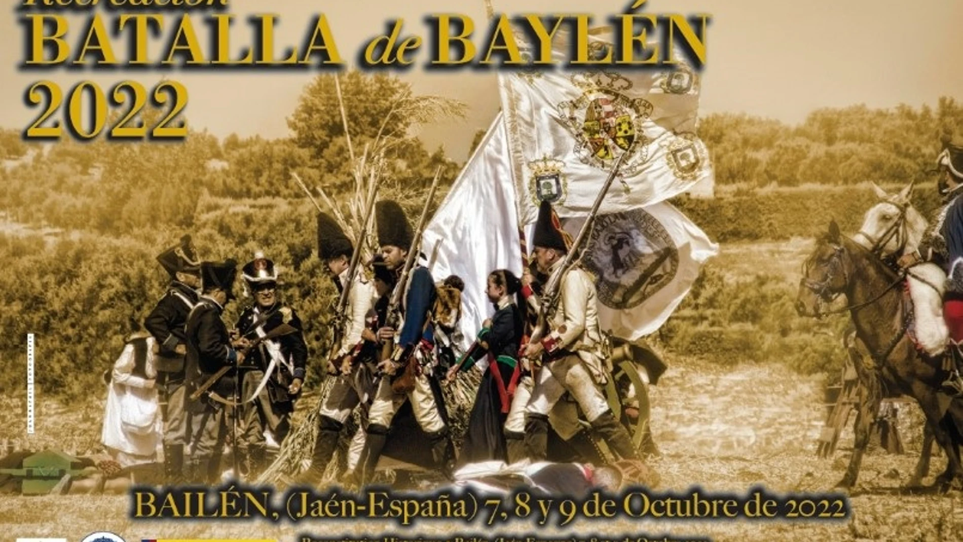 Cartel de la Recreación de la Batalla de Bailén 2022. AYUNTAMIENTO DE BAILÉN