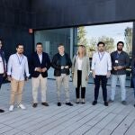 El secretario general del Partido Popular en Castilla y León, Francisco Vázquez en la escuela de talento junto a Alicia García, Eduardo Carazo o Carlos García, entre otros cargo del partido y jóvenes