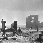 Stalingrado quedó reducida a ruinas durante la Segunda Guerra Mundial
