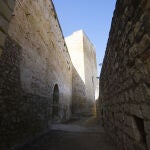 Vista de un patio interior del Castillo del Moral, erigido en 1148 y cárcel del emir nazarí Boabdil, en la localidad cordobesa de Lucena. EFE/Salas