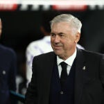 Carlo Ancelotti, en el último partido del Real Madrid