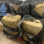 La droga intervenida. POLICÍA NACIONAL