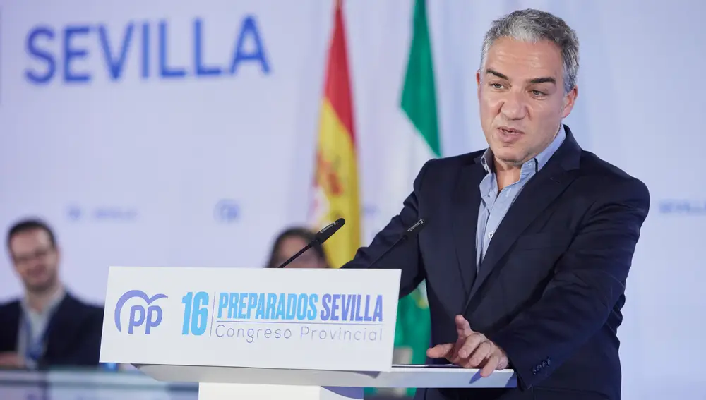 El coordinador general del Partido Popular, Elías Bendodo. Joaquín Corchero / Europa Press