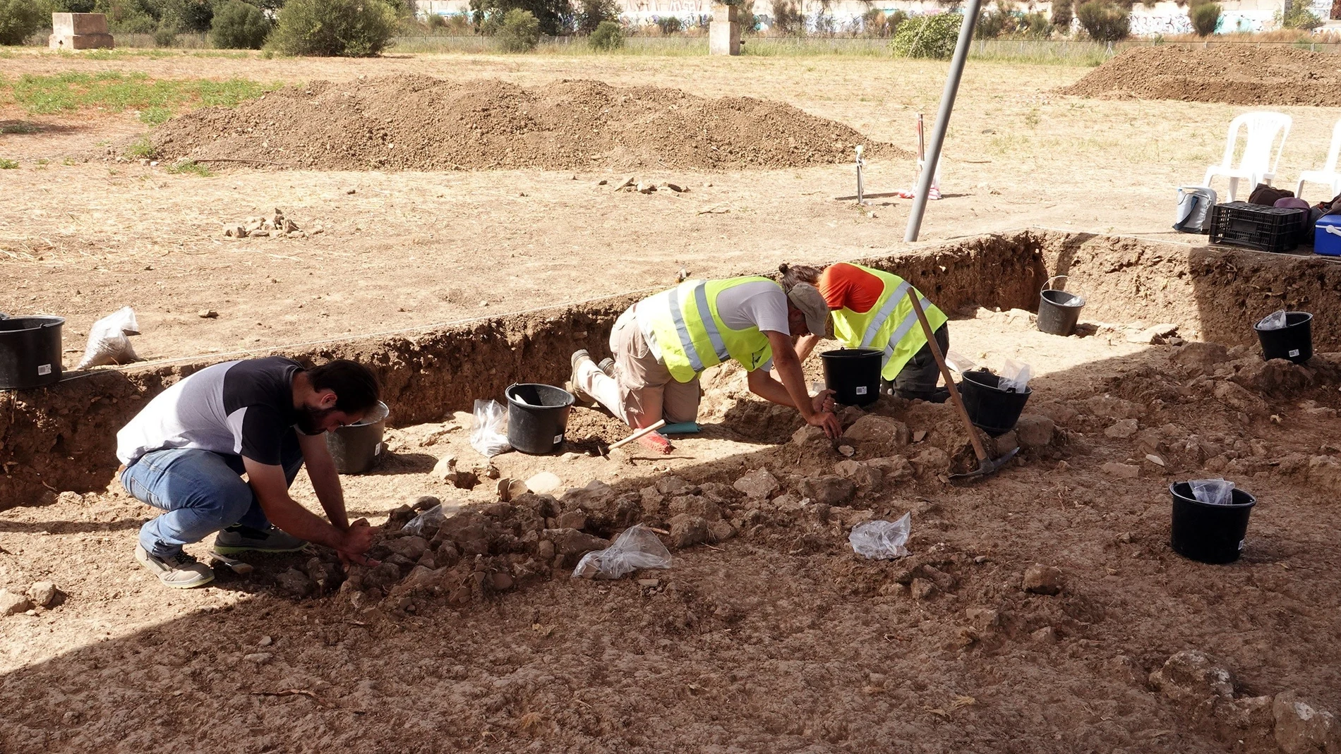 Excavaciones en el Cerro del Villar de Málaga. UMA