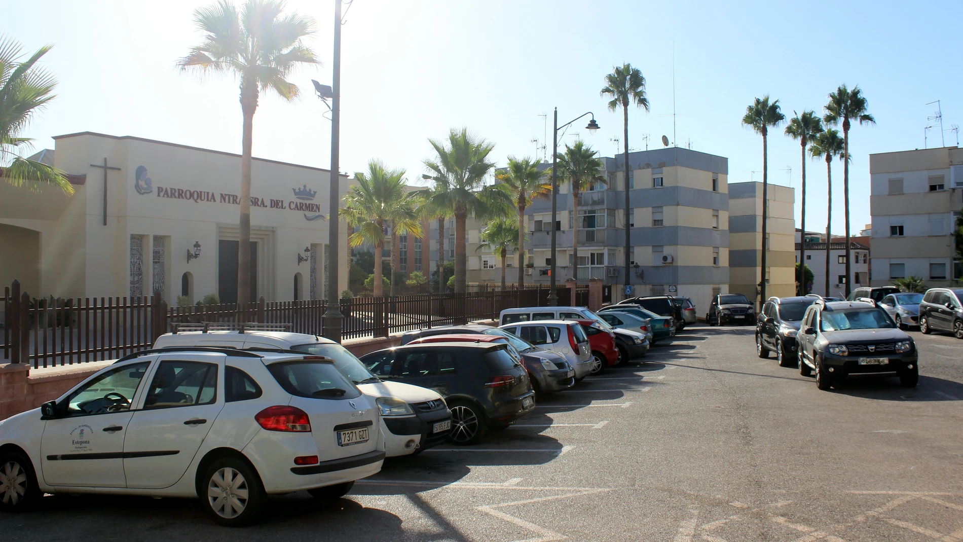 Zona de la parroquia Nuestra Señora del Carmen donde se ejecutará el parking