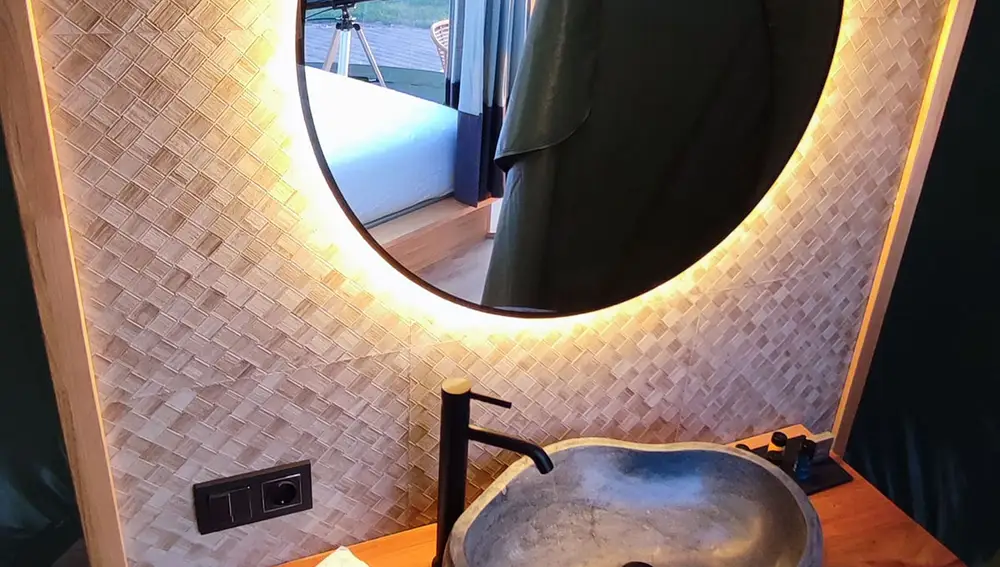 Detalle del interior del baño.