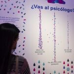 Espacio interactivo "La Llorería", que visualiza los trastornos en la salud mental