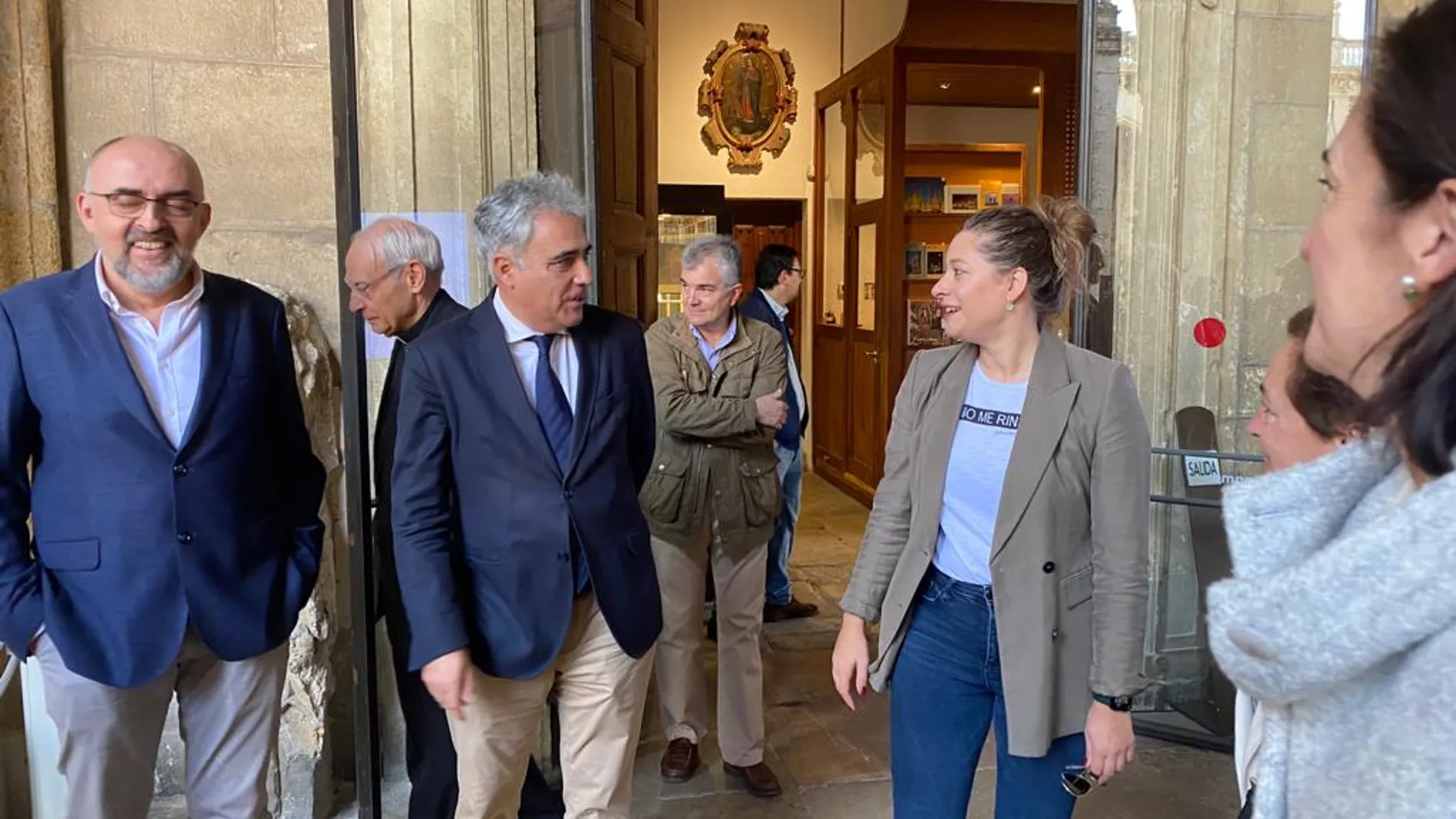 Presentación en la catedral de León de las propuestas para la protección de su pórtico occidental