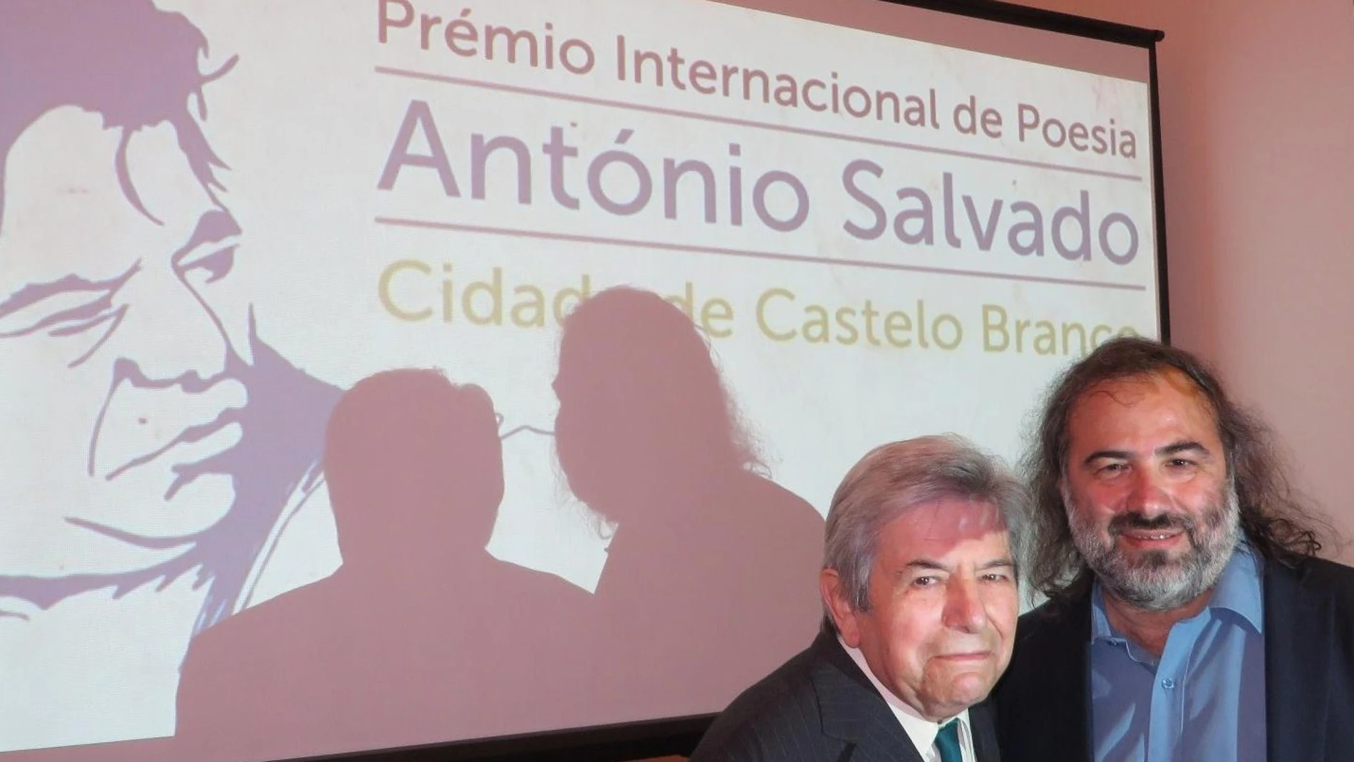 António Salvado y Alfredo Pérez Alencart en Castelo Branco