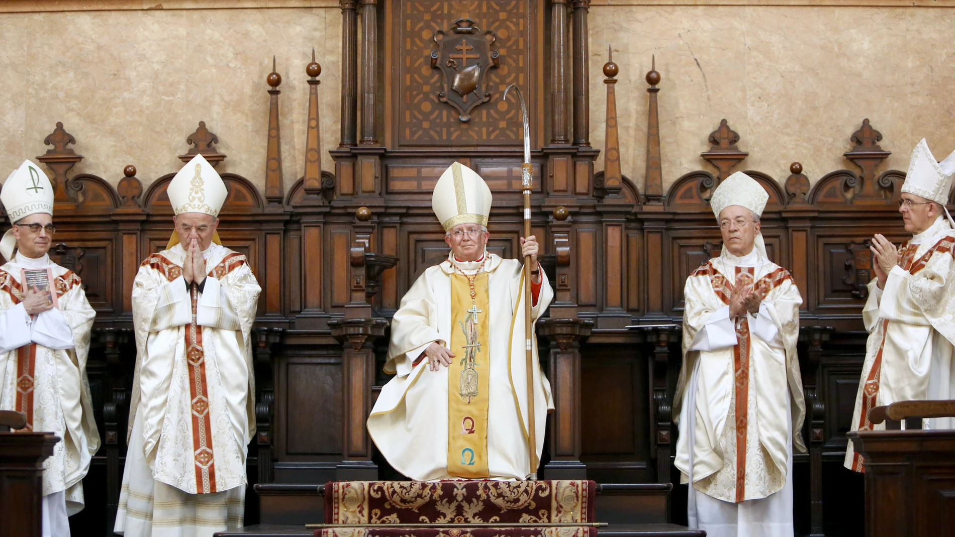 Celebración del octavo aniversario del nombramiento del cardenal arzobispo de Valencia, Antonio Cañizares
