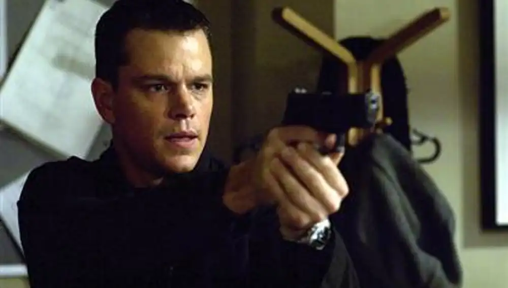 Matt Damon en una de las películas de Jason Bourne